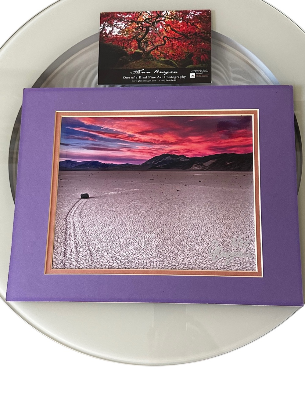 GLENN BROGAN Photography metallic racetrack limited edition 2/25 famous 11 X 14